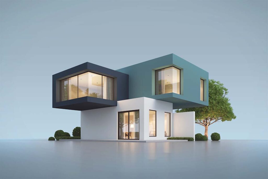 Moderno dizajnirana kuća