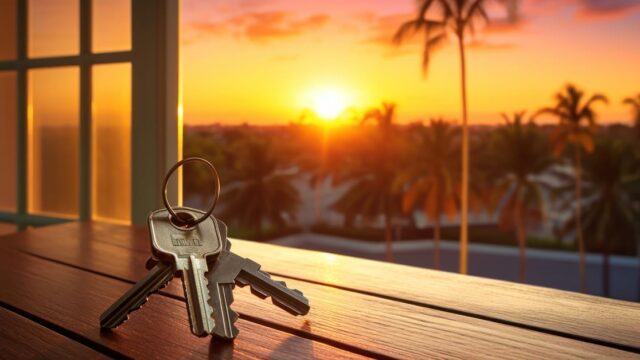 Ključevi na balkonu